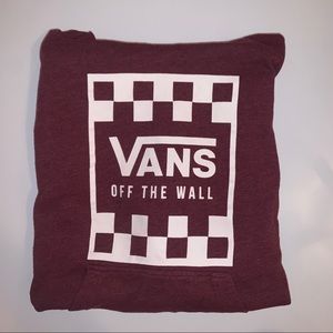 Burgundy Vans Sweatshirt - XS